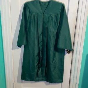 5'1-5'3 Green Graduation Robe